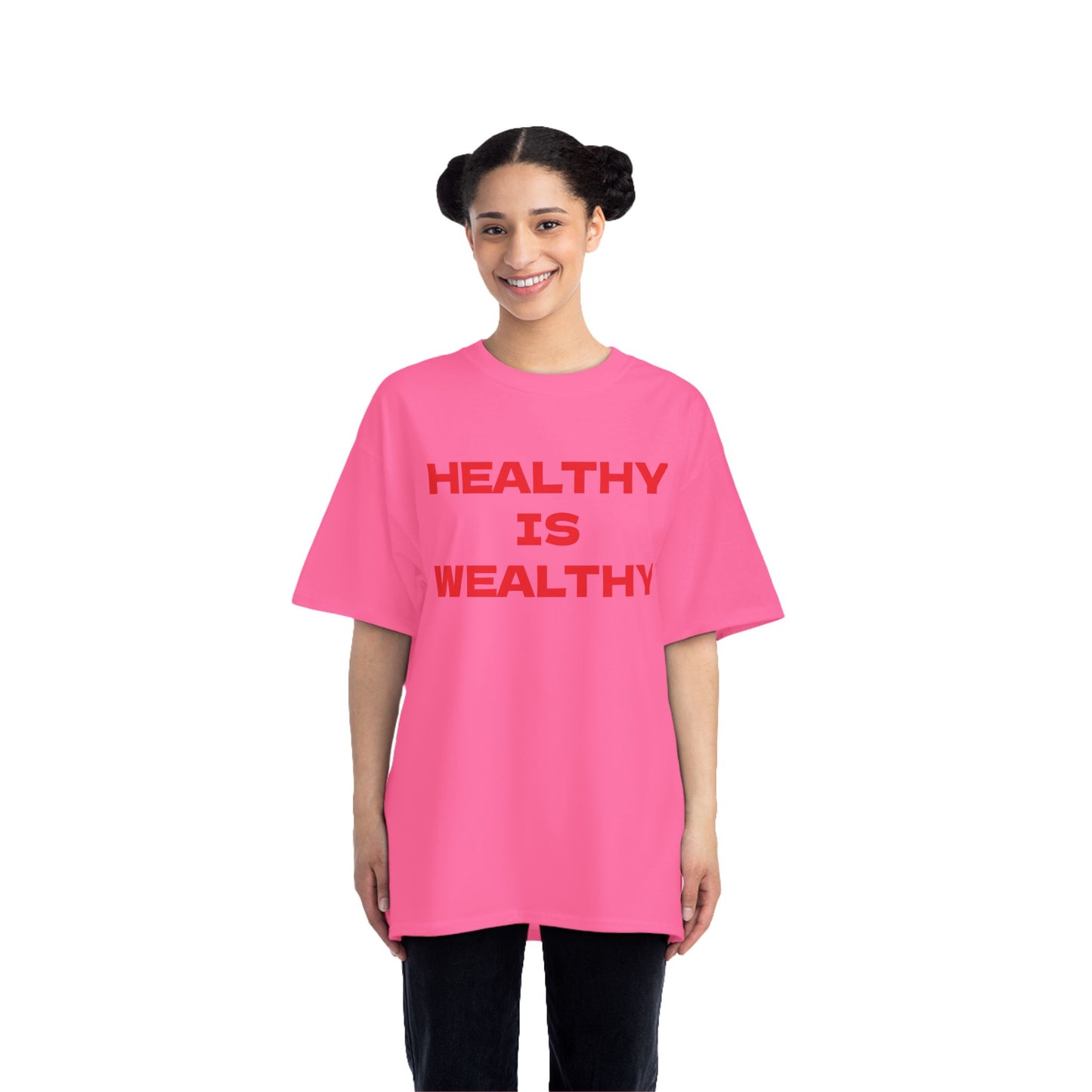 HEALTHY IS WEALTHY Graphic T-Shirt