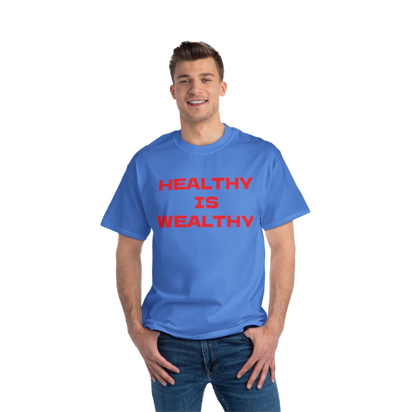 HEALTHY IS WEALTHY Graphic T-Shirt