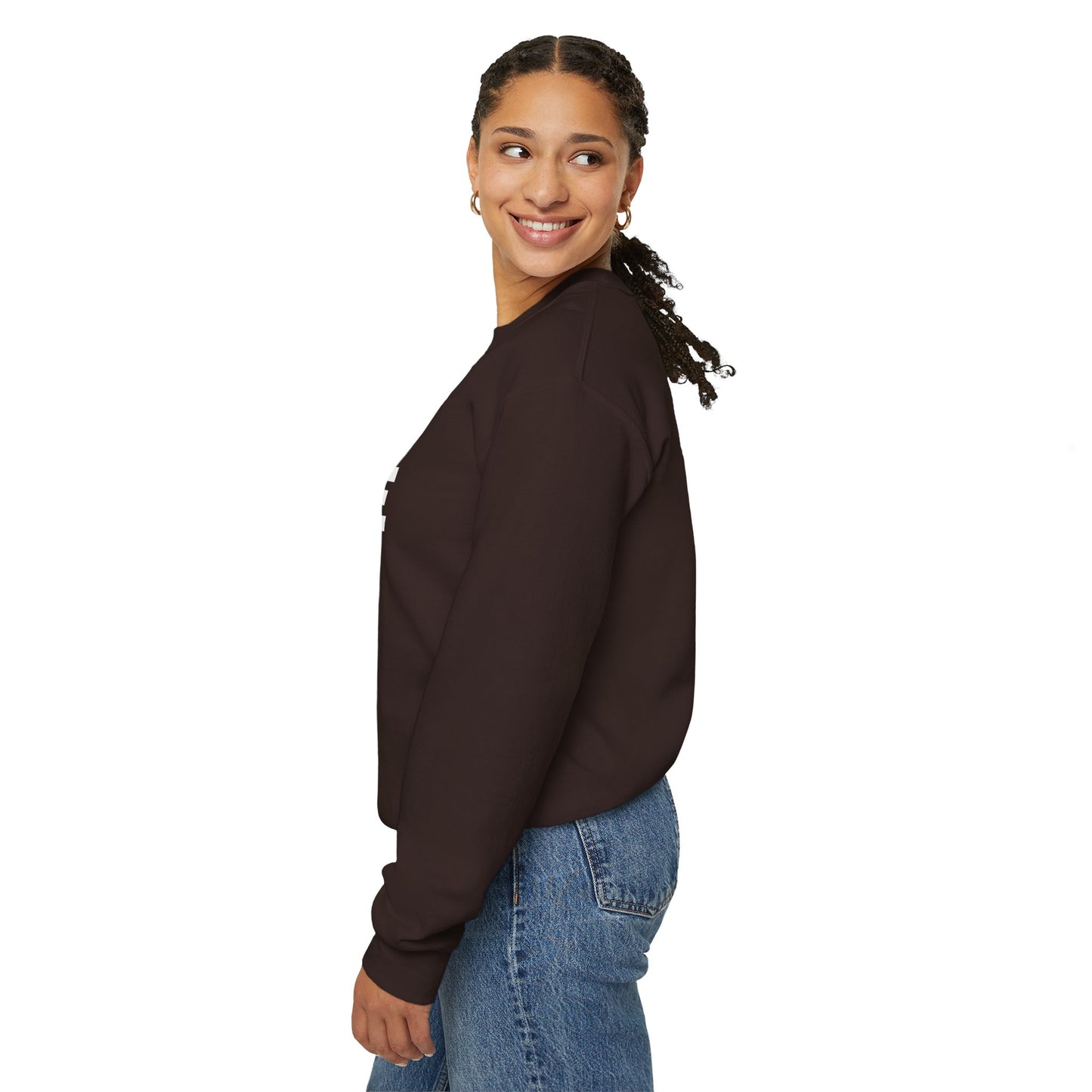Chocolate Brown Alive + Well Unisex Heavy Blend™ Crewneck Sweatshirt