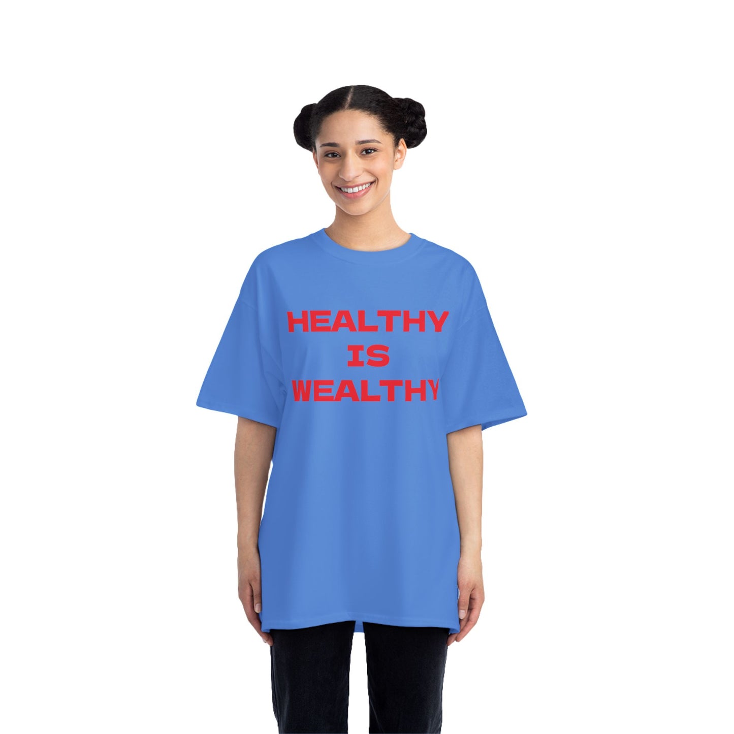 HEALTHY IS WEALTHY Graphic T-Shirt