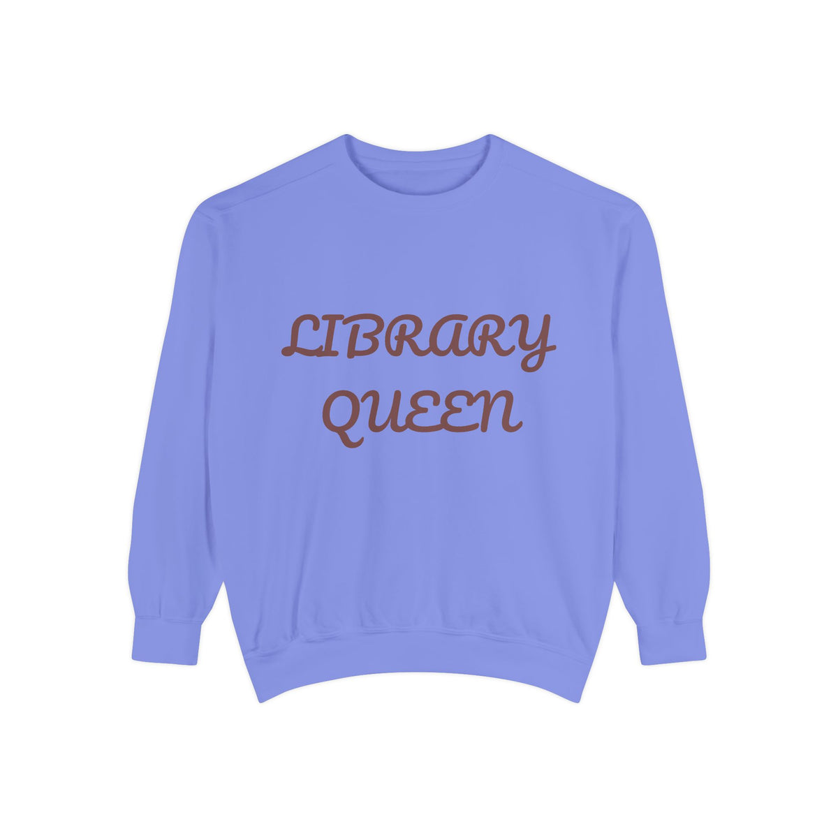 Library Queen Sweatshirt — Cozy Booklover Crewneck