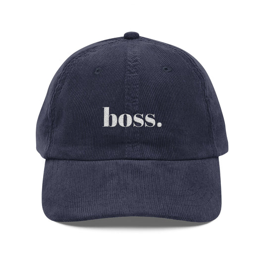 Boss Vintage Corduroy hat