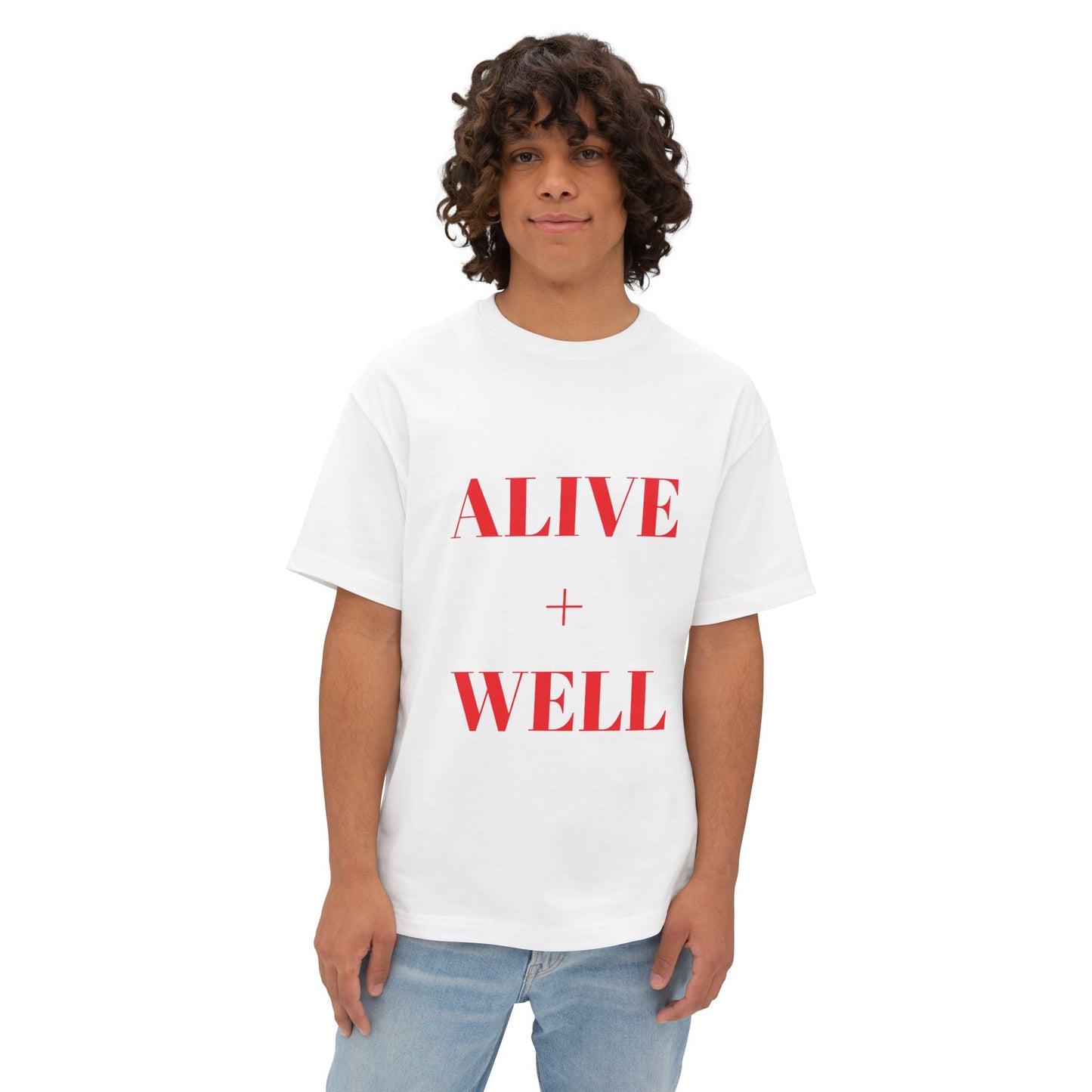Alive + Well Unisex Oversized Tee