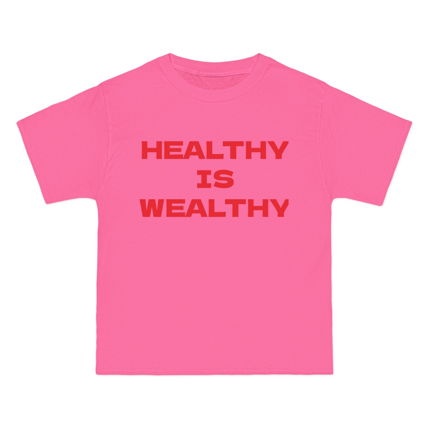 HEALTHY IS WEALTHY Graphic T-Shirt